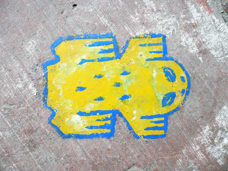 dessin au sol