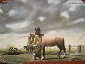Mudando caballos